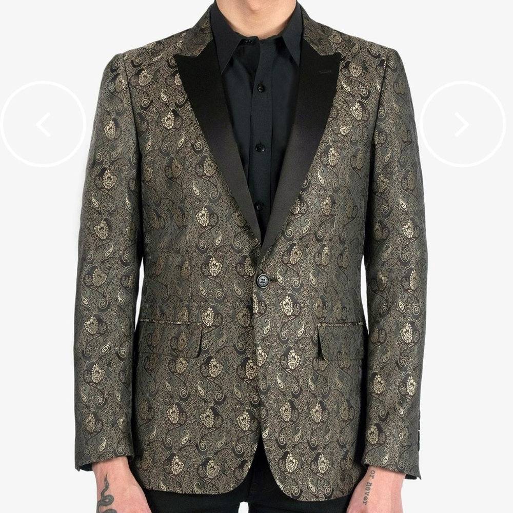 Straight to hell riviera paisley blazer